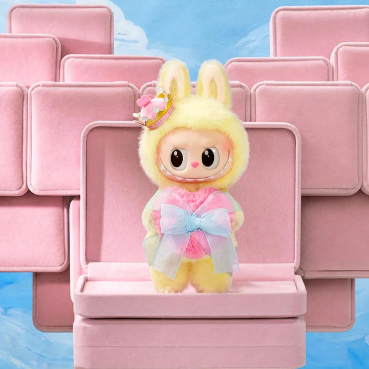 Labubu Let's checkmate series vinyl plush keychain