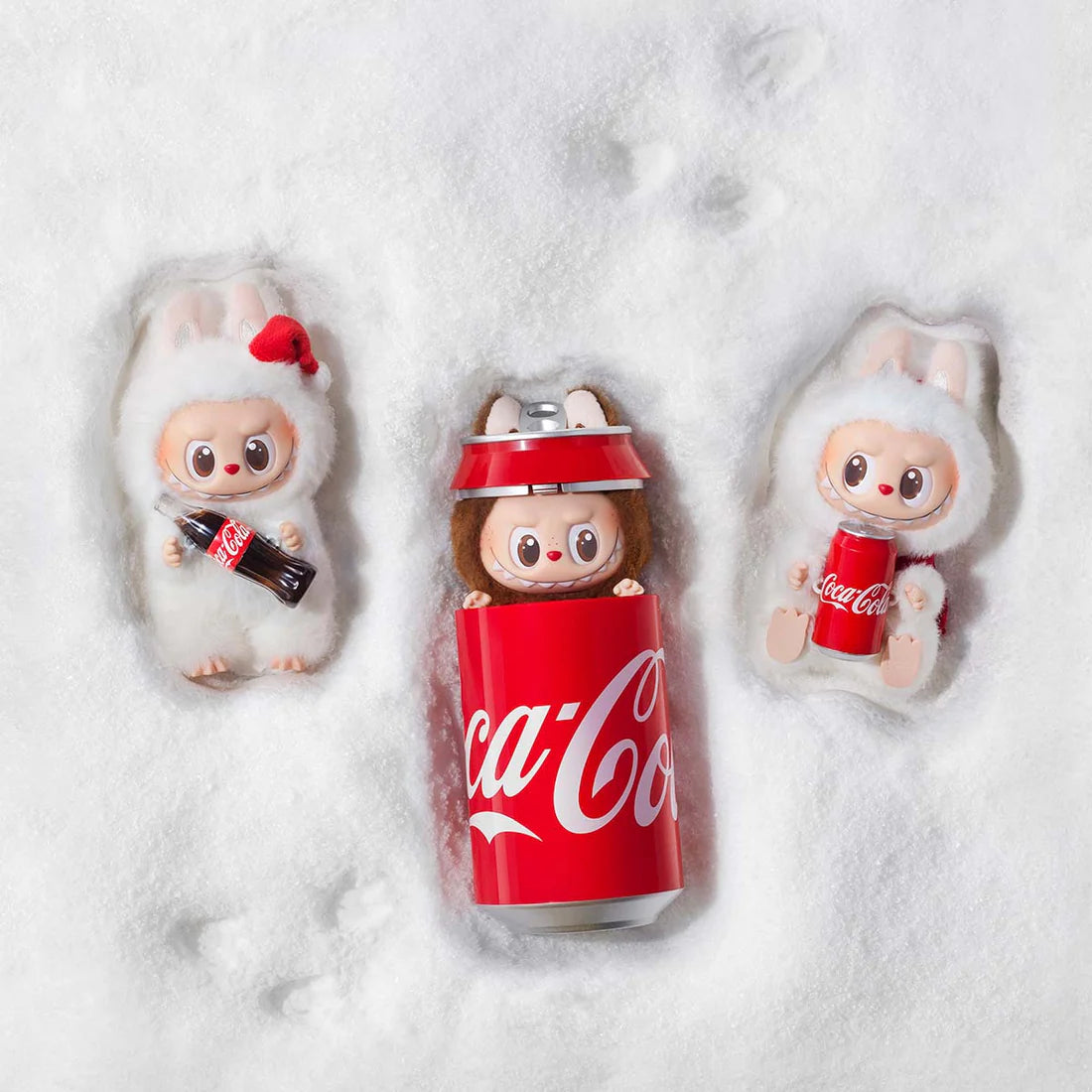 Labubu Coca Cola Vinyl Face keychain - Blindbox