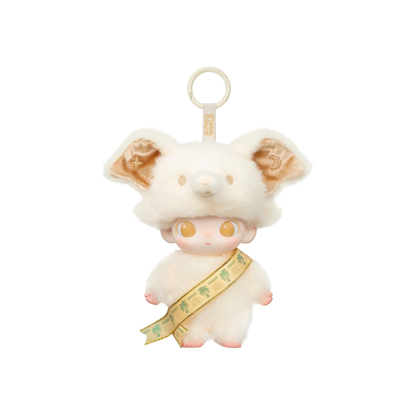 Dimoo Elephant in Moonlight vinyl plush keychain - Exclusivité Thaïlande