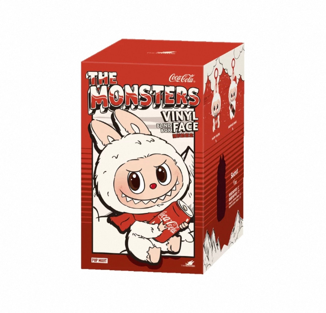 Labubu Coca Cola Vinyl Face keychain - Blindbox