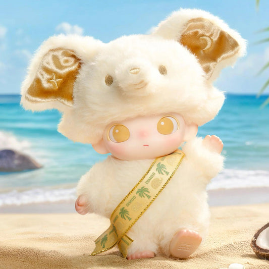 Dimoo Elephant in Moonlight vinyl plush keychain - Exclusivité Thaïlande
